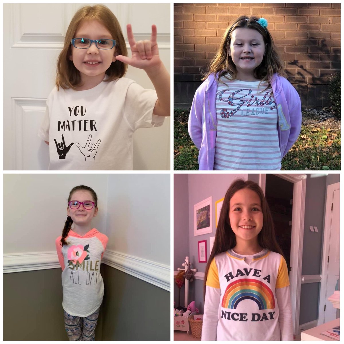 shindelar_arla's tweet photo. Spirit week continues! Today Is “Read MyShirt Day!” Our @pmesvb panthers had a lot to say! #spreadlove #dotherightthing #dontspreadgerms #bekind #beyourself #goodvibes @MaureenFanelli @BeachSupe @ITS_LPate @KimSpruill https://t.co/kXCpavkDcP