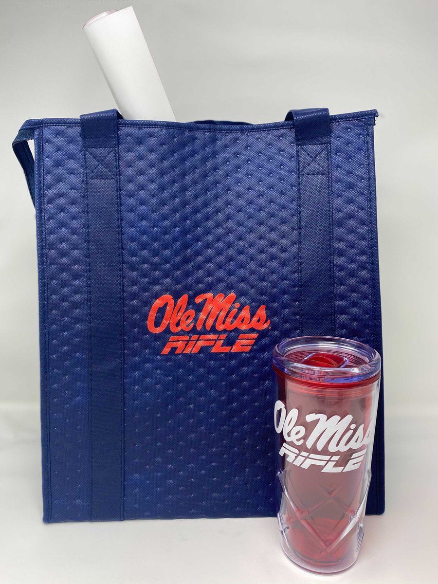 OleMissRifle's tweet image. To celebrate our first 𝑾𝑰𝑵 at home, we are giving away a signed poster, cooler bag, and tumbler to one lucky fan!🤩 🎉 

To win:
1. Follow us
2. Retweet 

Winner will be announced Friday afternoon!

#HottyToddy