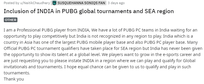 nattynaitik's tweet photo. @J_Bowlerr @Hawkinz @PUBGEsports 🙏 https://t.co/UFB5Fd8lVo