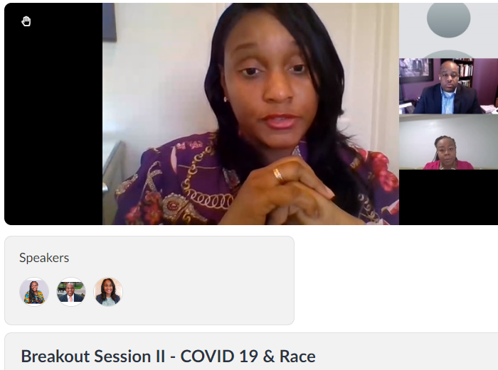 ABACJS's tweet photo. Black people are being infected and dying from COVID-19 at alarming rates and are overrepresented in carceral systems. The presenters discuss “Save Black Lives: A Call for Racially-responsive Strategies and Resources for the Black Community during the COVID-19 Pandemic." #CJS100 https://t.co/D31jRXg0lc