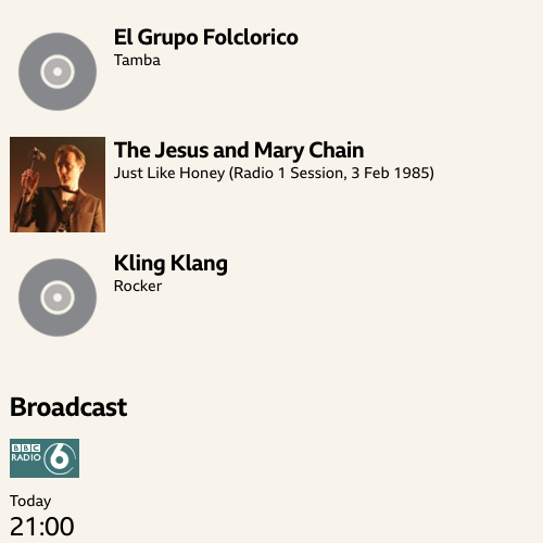 Thanks to <a href="/VicGalloway/">Vic Galloway</a> for playing "Rocker" by Kling Klang on BBC Radio 6 Music tonight - much appreciated!