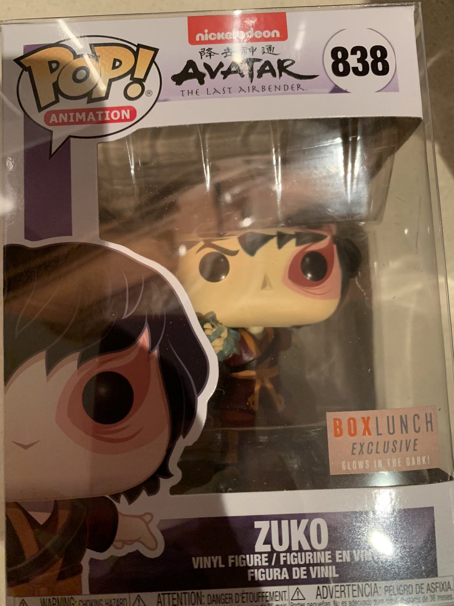 box lunch zuko funko