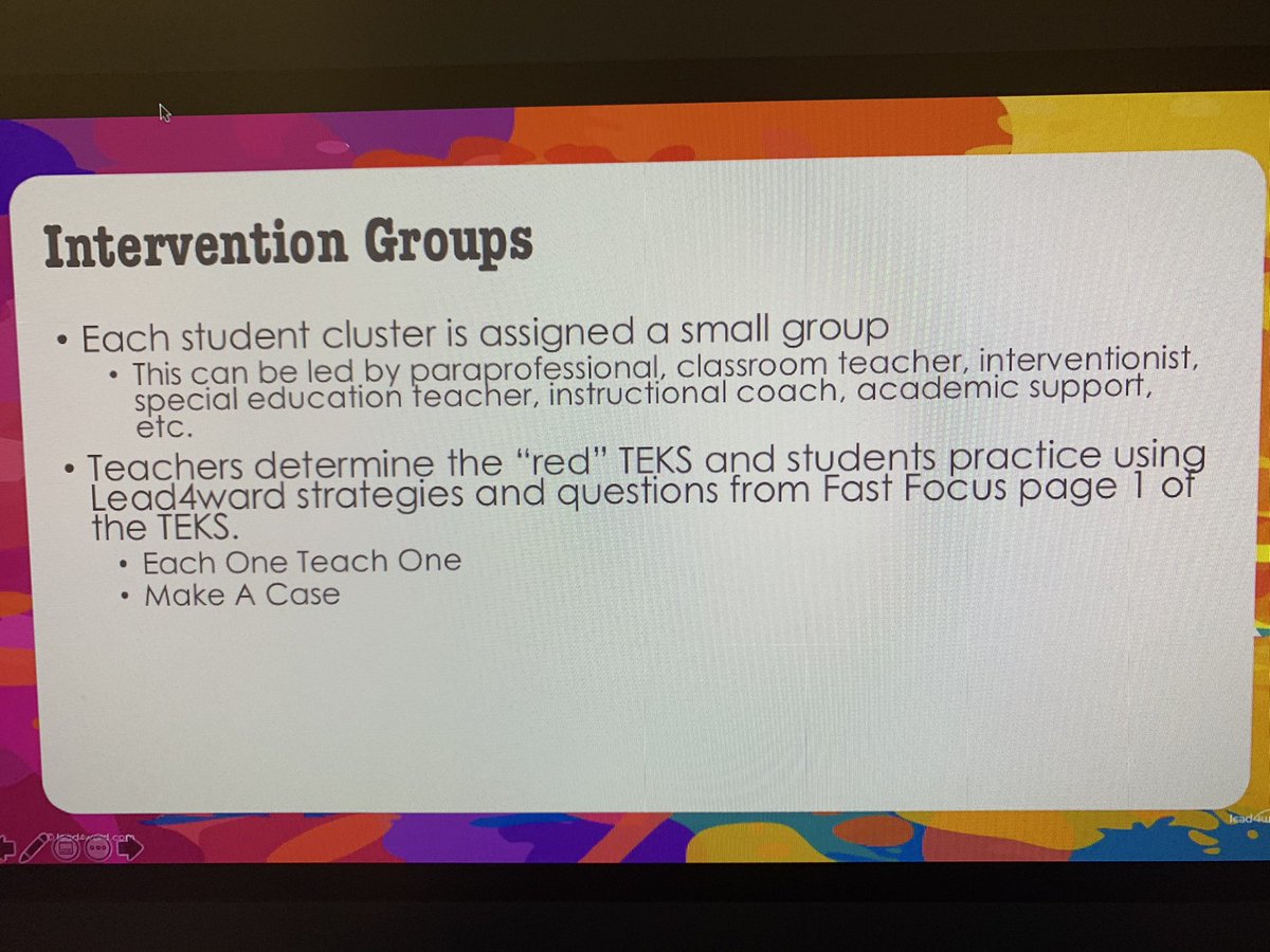DaveSurdovel's tweet photo. Great presentation and learning about how @shelby_bland &amp; @Dsanamo at @ketheoriginal in @katyisd use @lead4ward to help increase achievement by having students track their data #SpotTheDot #reimagine4ward https://t.co/2gjHB1bslP