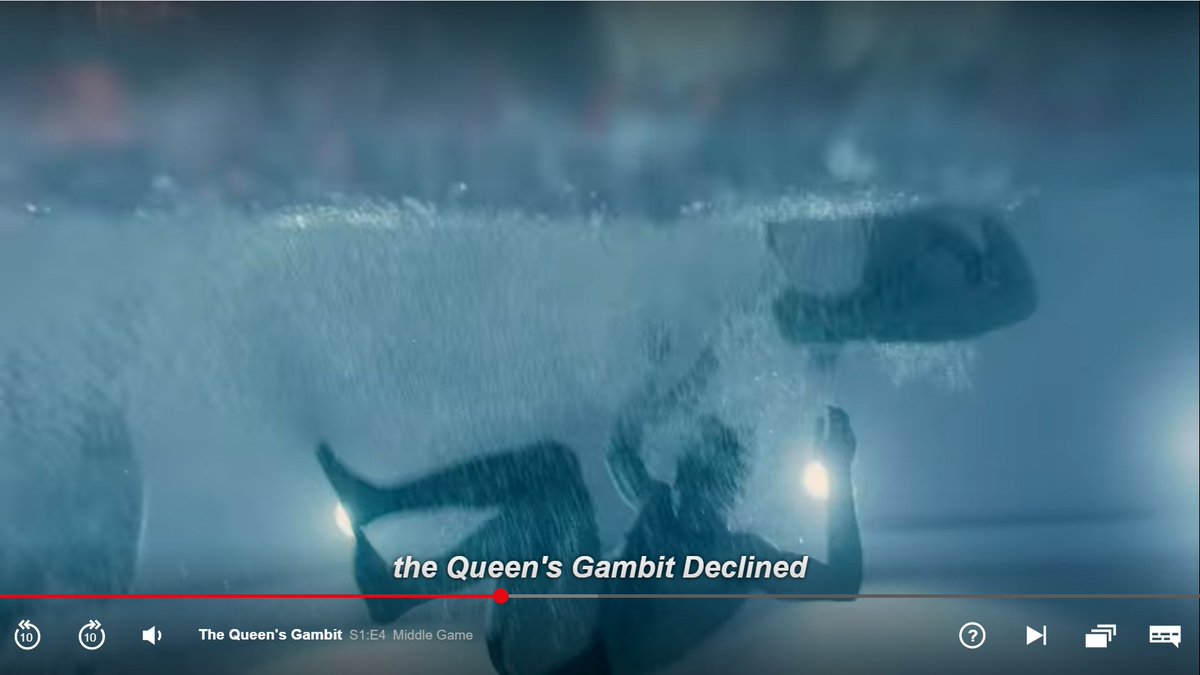 As has been said, choice of opening is something that *both* players contribute to. Her declining the gambit is contingent on White playing the Queens' Gambit in the first place.More accurate reporting would be "she played the Queen's Gambit Declined with her opponent".
