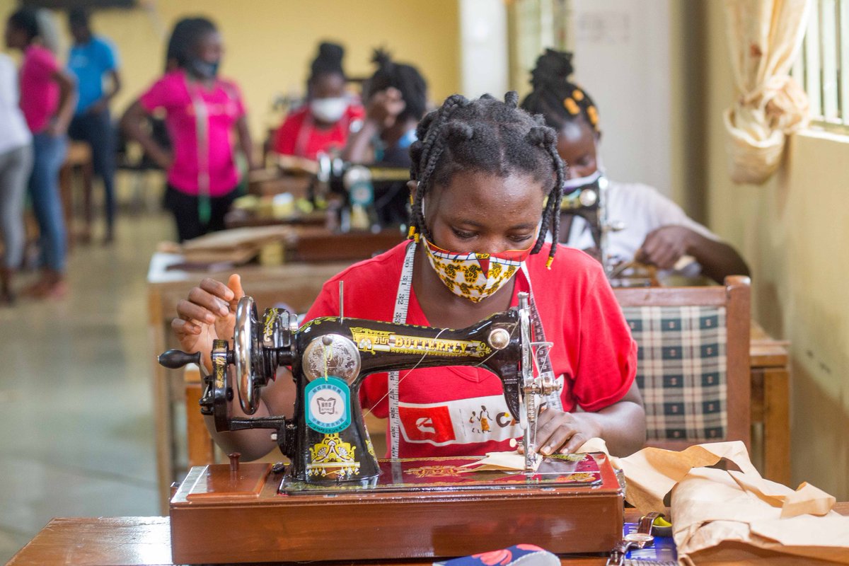 llysa200's tweet photo. We are committed to leaving no girl behind because we know the ripple effect of an educated and empowered young woman.

Under the @youngafricawks strategy in #ghana, we are able to change the narrative. #womenleadingforjobsingh #sustainablelivelihoods #jobcreation https://t.co/C9o2uqpD5V