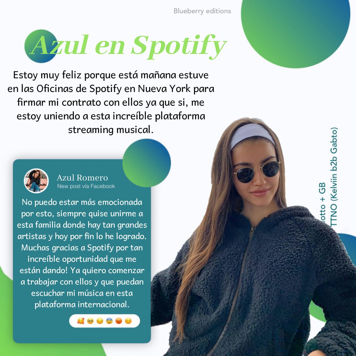 blueflowxrs's tweet photo. [🎶] . . . #IamSpotifyTeam #MTVEMAsRP #DCQxAH

Hoy quiero contarles que firme mi contrato con Spotify para unirme a su familia y que recibí una invitación especial y un obsequio que me encantó para asistir a los MTV EMA 2020 ya que estoy nominada, estoy tan feliz💚 https://t.co/EdgLLcKUPj