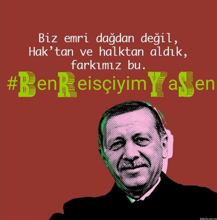 #BenReisçiyimYaSen
SONUNA KADAR REİSÇİYİM