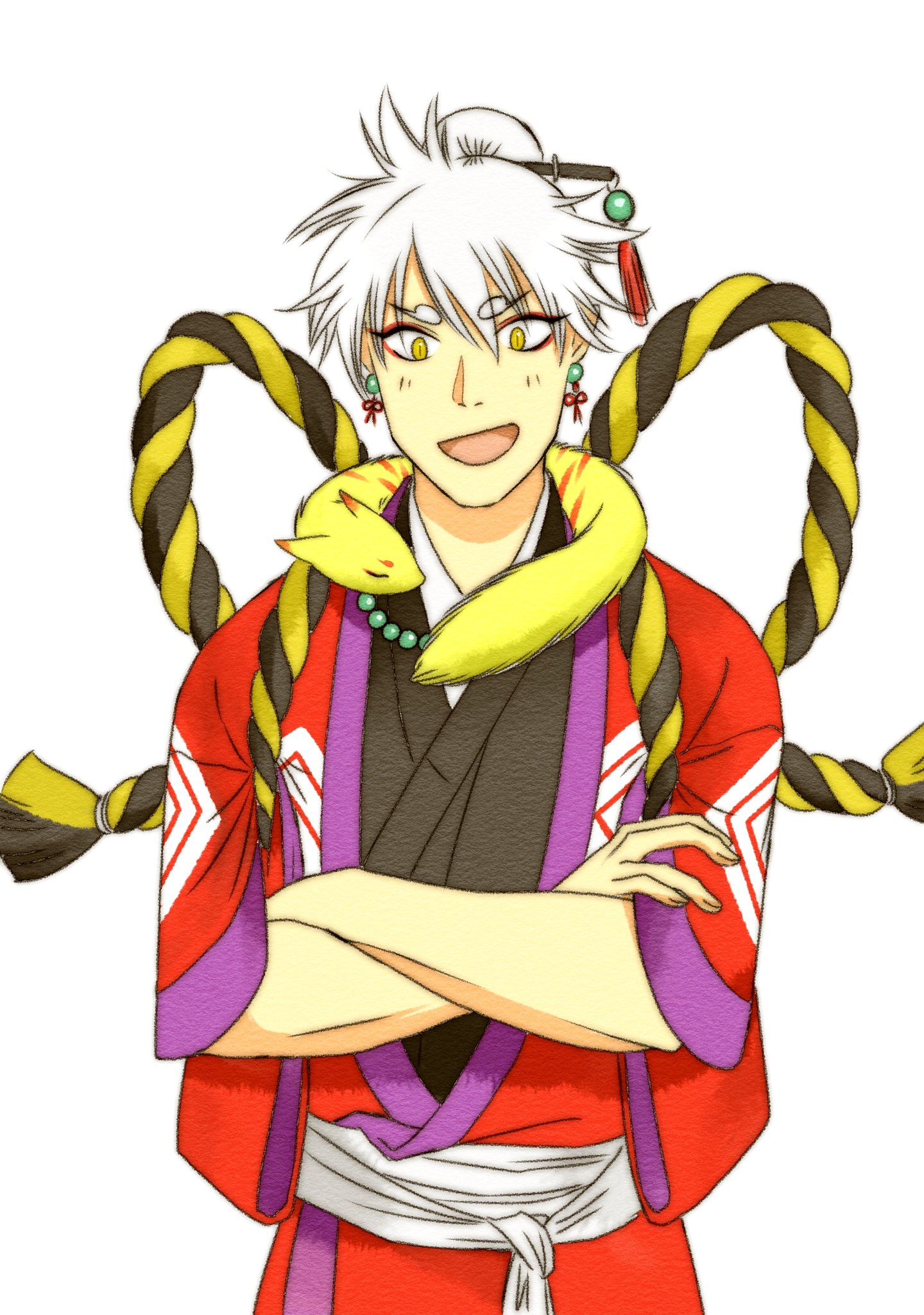 にん 遺伝子組み換えでない ドイヒーひとコマ 初期は仁王襷 がデフォだったけど 日常過ごす上でこれ邪魔だよな っていういつもの実用性重視の癖で襷は戦闘装束になり申した まだちゃんと銀髪だし天パじゃない 19 5 T Co Eriqdnfcog Twitter