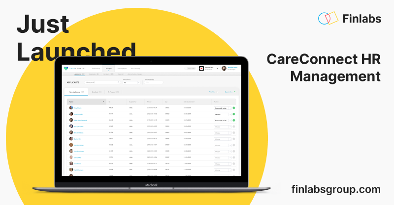 FinlabsOy's tweet photo. Yet another successful feature launch to further extend the CareConnect platform into the world of HR and compliance management for healthcare staffing agencies. Big lift by the team who absolutely killed it!  💪

#innovations #Software #MachineLearning #AI #collaboration https://t.co/Gl0ipA9Bv9