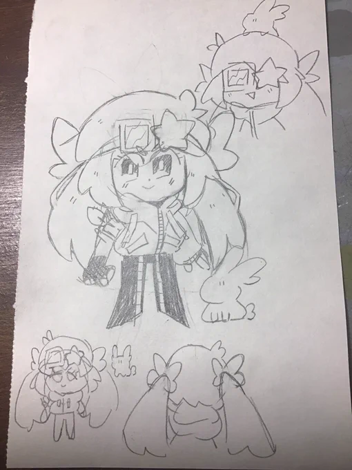 original sketch(es) i made
this was done last night 