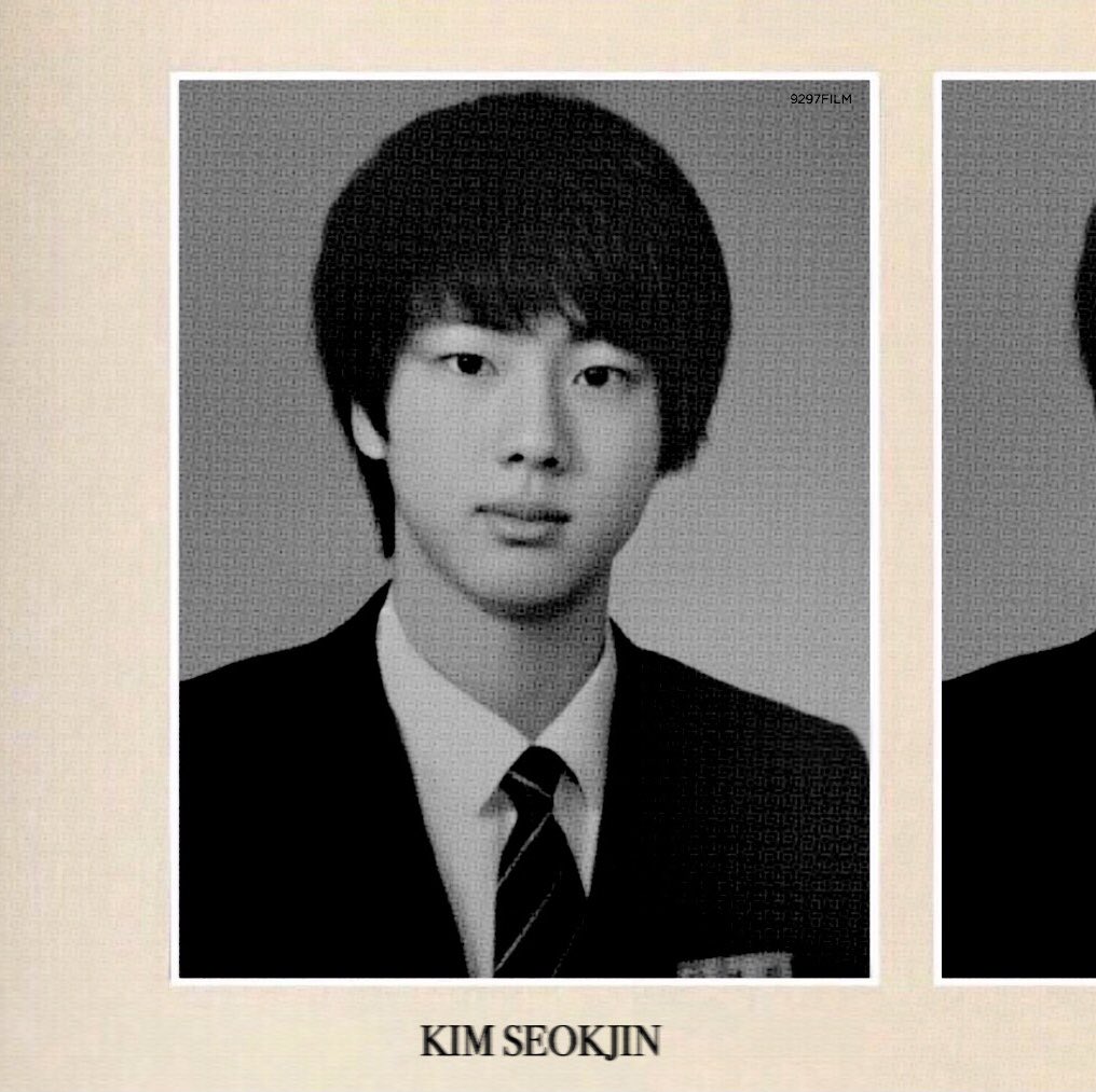 9297film's tweet photo. kim seokjin — before and now https://t.co/wksSojeYmH