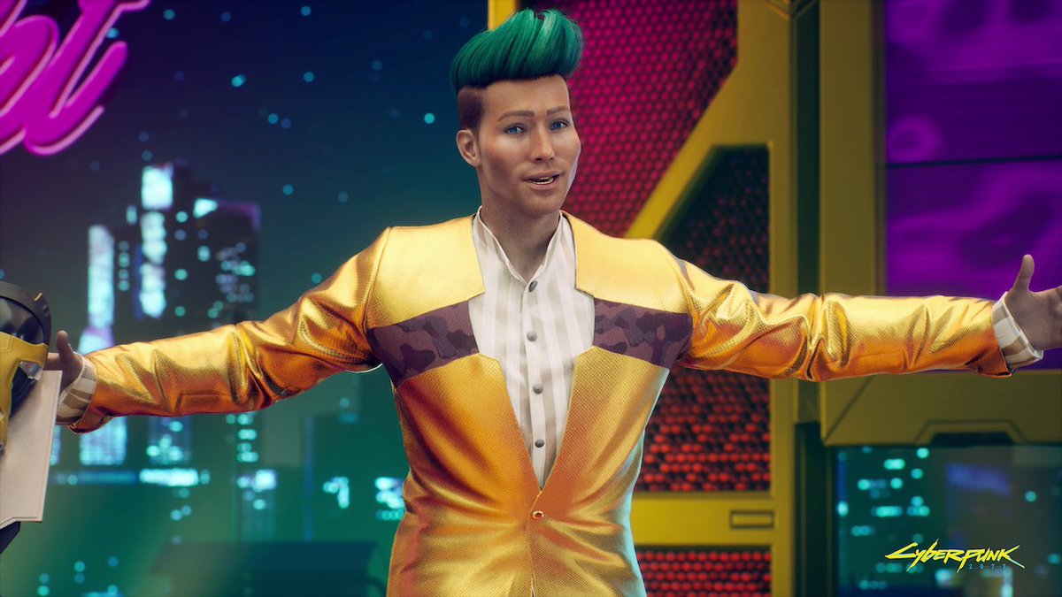 GameSpot's tweet photo. We played 16 hours of Cyberpunk 2077 and the best part of Night City is the people. https://t.co/4vTc1Tp43c https://t.co/UShdsNYDJf
