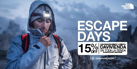 TheNorthFaceCol's tweet photo. Para los días de frío, una chaqueta térmica con 15%OFF pagando con tarjetas débito y crédito de Davivienda. entra ya a https://t.co/GPbPkJkyOa https://t.co/LOtKZjAFQy