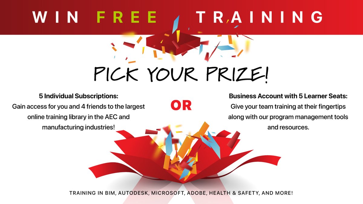 GlobalETraining's tweet photo. Did someone say... free #eTraining? 😉
Join in on our #ILearnfromHere Photo Contest for a chance to win an entire year of BIM, Autodesk, Microsoft (and much more) online training!
Learn more: https://t.co/v7FisYS6Sm
#BIM #AEC #AU2020 #Autodesk #AutoCAD #BIMSkills https://t.co/OCEoKXRajA