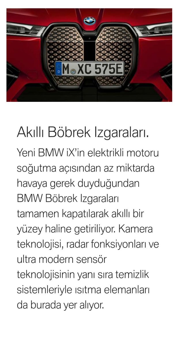 svsacikgoz's tweet image. BMW iX tanıtıldı. #iX&apos;de kullanılan #shytech sistemi ve detayları...
Ön BMW logosu cam yıkama sıvısı kapağı görevi de görüyor. İlginç bir tasarım. #bmw #iXGen #iNext #NextGen #EVs #ElectricVehicles