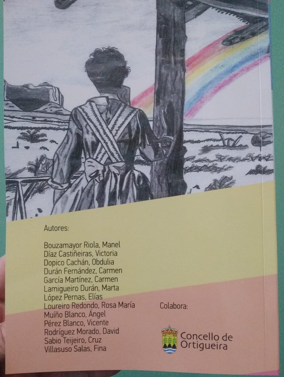 TerrasDo's tweet photo. O CLUBE DE LECTURA DE ORTIGUEIRA PUBLICA A NOVELA "COVID-19"
É unha narración única, escrita por 13 persoas á vez: 8 mulleres e 5 homes, e conta cunhas fermosas ilustracións feitas pola artista ortegana Marta Lamigueiro.
O libro, está á venda nas librerías ao PVP de 10 € https://t.co/kxgGlwBhG8