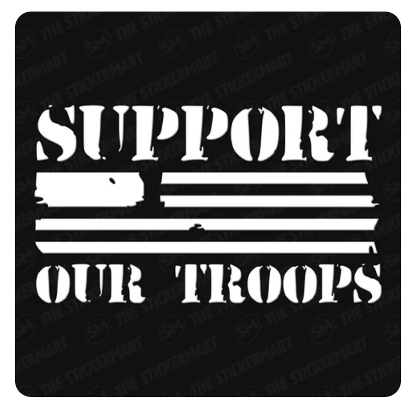 I support the brave men and women of our military. Retweet if you agree.
