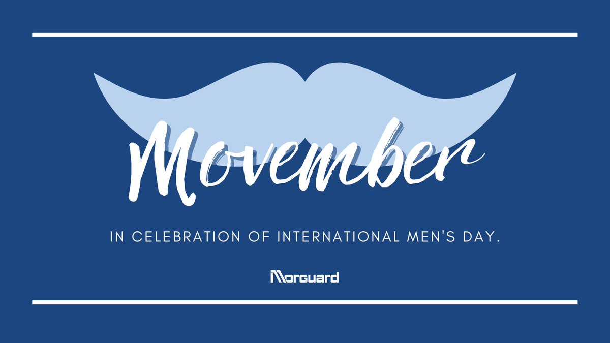 Happy #InternationalMensDay! 💙  This month is #Movember! Movember is a movement that happens every November in support of many important men’s health issues. To learn more about the cause, visit: gtma.co/2U95Xgu #MorguardApartments