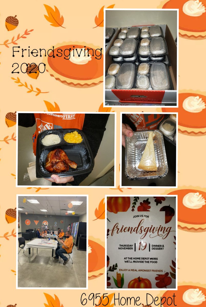 Enjoying A Friendsgiving Meal At The Central Islip Home Depot!