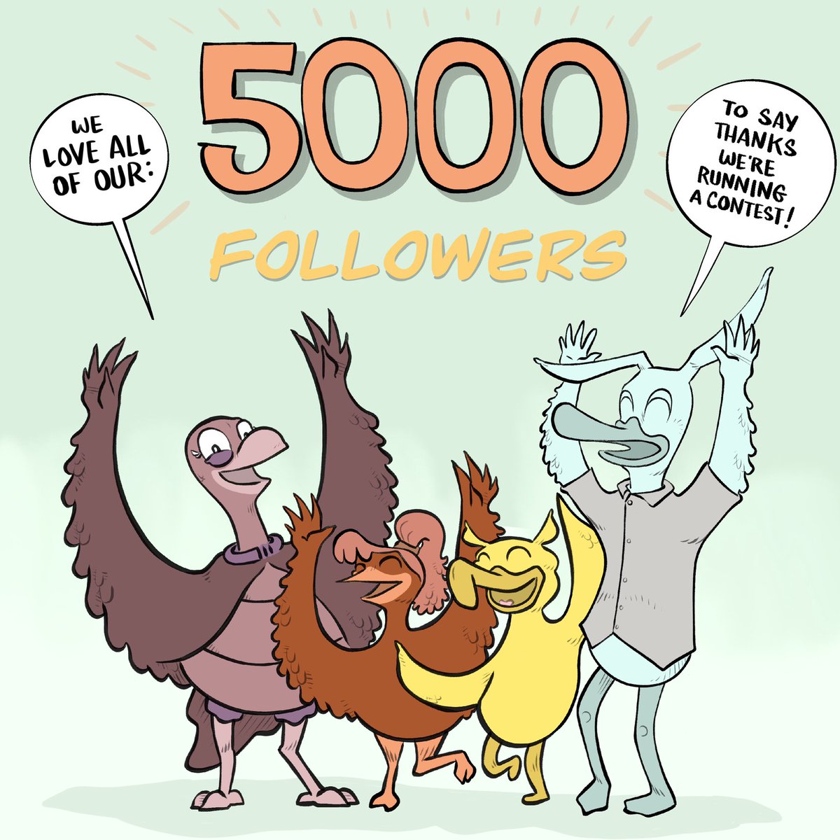 OddBirdsComics's tweet photo. Hey everyone. I recently hit 5000 followers over on my instagram account, so I’m running a contest. If you’d like to enter, head on over there and follow OddBirds Comics and thanks!! https://t.co/PLBGTUUl3V https://t.co/0jNfS0iBgQ