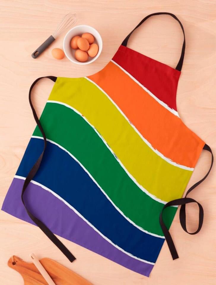 pulaskishepherd's tweet photo. “Curving Rainbow” Apron
#PulaskiShepherdCo
#PSCSCo
#CurvingRainbow
#Apron
@Redbubbleartists
@DeviantArt
https://t.co/TwpzdkdcFO https://t.co/Wgc3wA4Q0U
