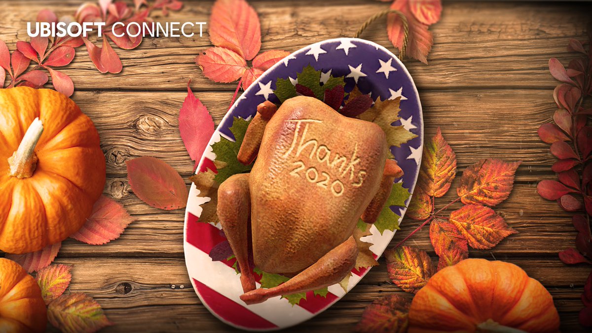 Rainbow6Game's tweet photo. Gobble gobble! The Gratitude Challenge is here!

💪Win 5 rounds in multiplayer
🦃Get the Roasted Turkey charm https://t.co/ZJNqstTS6W