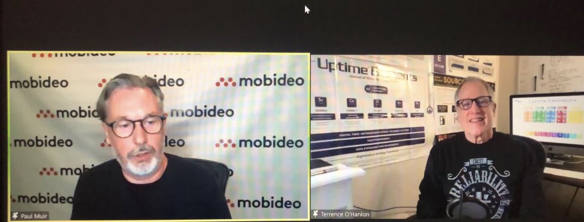 Live now ! Paul Muir @Mobideo   <a href="/terrenceohanlon/">Terrence O'Hanlon</a> #Reliabilityweb 

Join Paul Muir Mobideo  and Terrence OHanlon Reliabilityweb.com for this insightful conversation

Link to register for the webinar: 
lnkd.in/gmVGht3
