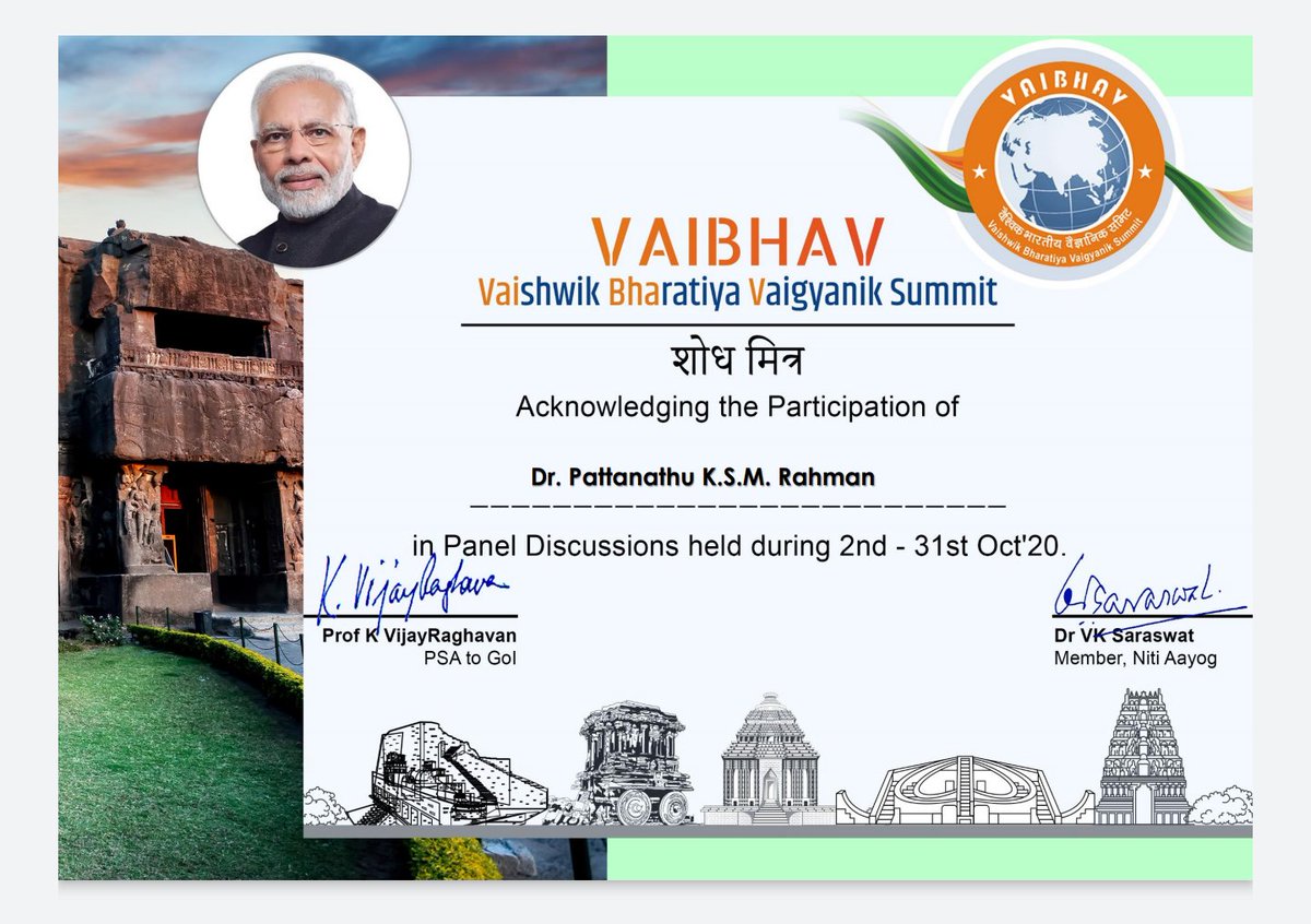TeeGeneUK's tweet photo. A nice appreciation from the Principal Scientific Advisor (PSA) to the Government of India.

@SummitVaibhav https://t.co/GyEOIzwGsN