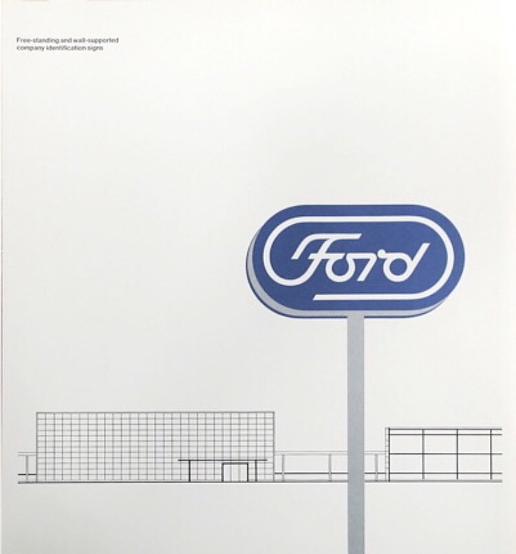 JoshLipnik's tweet photo. Rejected 1966 Ford logo redesign by designer Paul Rand https://t.co/sRT6JKk9tj