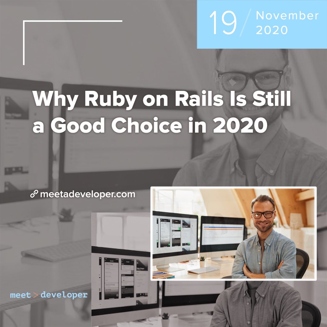 meetadeveloper's tweet image. Why Ruby on Rails Is Still a Good Choice in 2020

meetadeveloper.com/why-ruby-on-ra…

We are pelted every year by articles declaring the demise of this gem of a framework. And though Ruby on Rails (RoR) is almost 15 years old....

#rubyonrails #webdevelopment #trends #framework #development