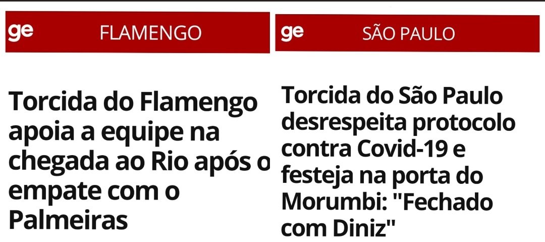 baudaimprensa's tweet photo. Torcida do Flamengo apoia a equipe || Torcida do São Paulo desrespeita protocolo https://t.co/UzEf6qmn30