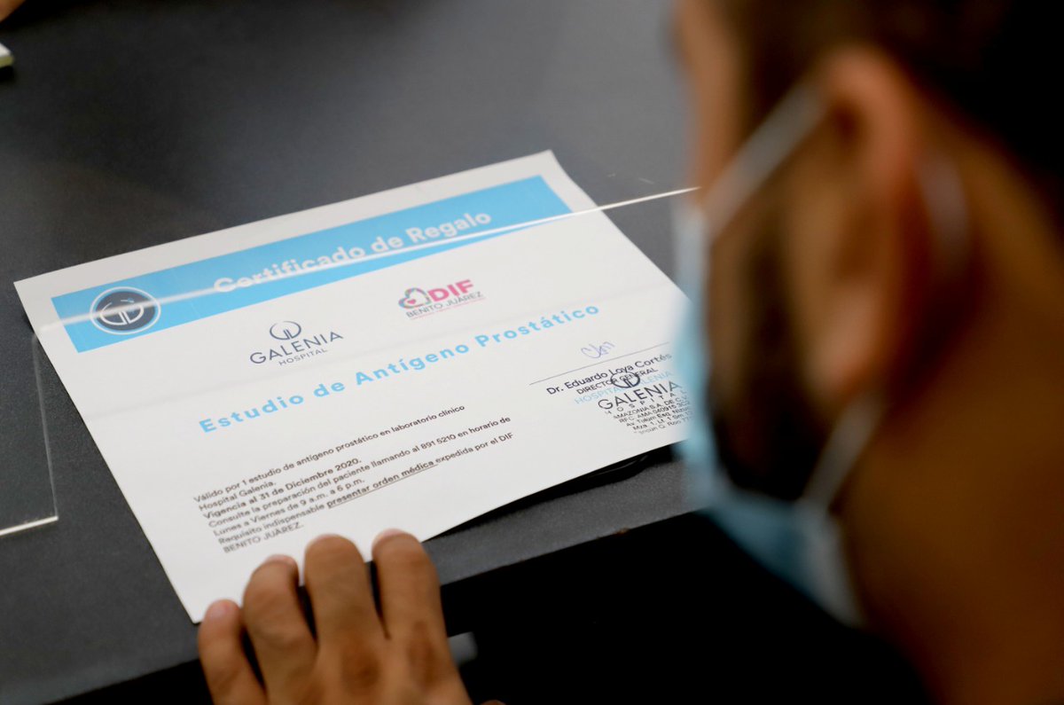 DIF_Cancun's tweet photo. Nos sumamos a la prevención del cáncer de próstata, por ello estamos apoyando a hombres con certificados para la prueba de antígeno prostático en nuestras instalaciones #DIFBJ.
#SembrandoValores  #UniendoFamilias https://t.co/q0g44BWLuR