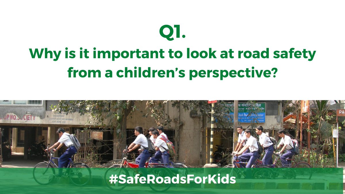 RoadSafetyNetwk's tweet photo. Lets get this started!!

Q1: Why is it important to look at road safety from a children’s perspective?  
#SafeRoadsForKids #SafeRoadsIndia #WDoR2020 https://t.co/LjefA3rboz