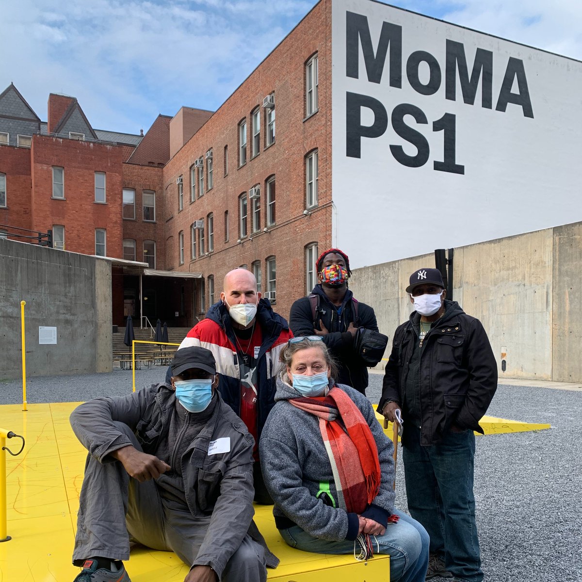 thefortunesoc's tweet photo. Thank you to our partner @MOMAPS1 for welcoming Fortune’s Arts Community for a private, socially distanced visit to view "Marking Time."
It is a deeply vital exhibition centering artists directly impacted by the (in)justice system.
#BuildingCommunity #MarkingTimePS1 https://t.co/Xn808yXHQ4