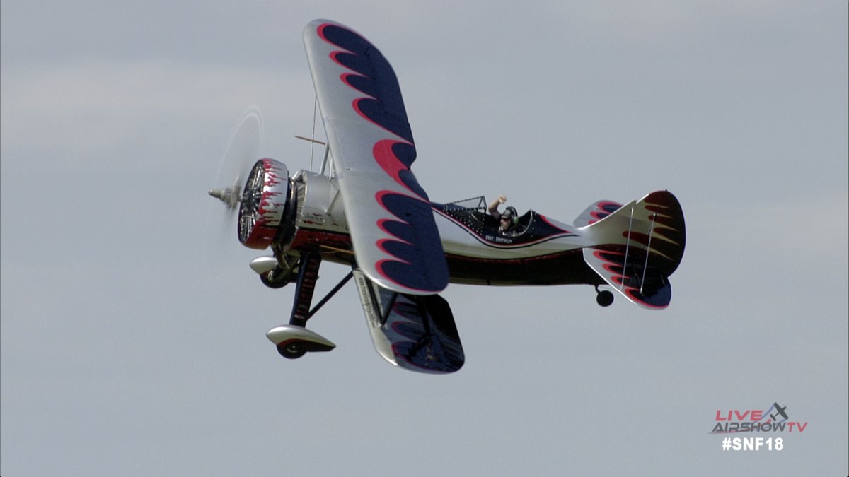 LiveAirShowTV's tweet image. It's Kyle Franklin in the Deamon1 Biplane for #TBThursday  at @SunnFunFlyIn '18. Watch Kyle's full performance from #snf19 at: youtu.be/l2CqP8g4SNw @icas_hq @FlyingMagazine @We_love_aero @AirshowStuff #airshow #wow #aerobatics #aviation