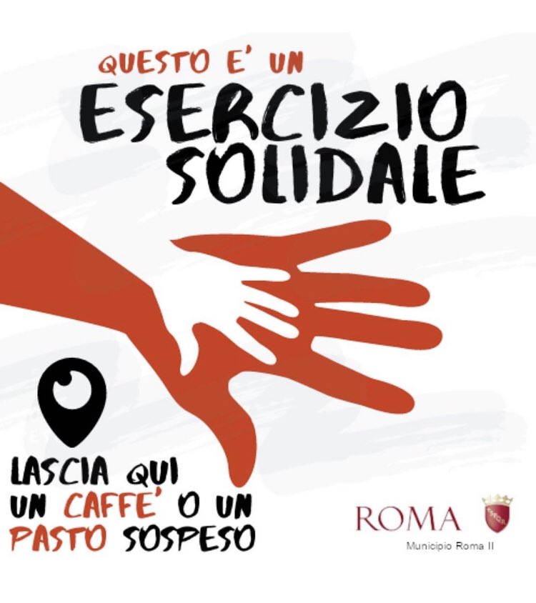 ItaliaVivaRoma1's tweet image. ☕️ CAFFÈ E PASTO SOSPESO 🍝 

Iniziativa a sostegno di coloro che si trovano in difficoltà economica e sociale.

Seguendo l’indirizzo del Consiglo del Municipio Roma II, Link del sito per aderire:👇🏼
comune.roma.it/web/it/bando-c…

#caffèsospeso
#pastosospeso
#municipioromaII
