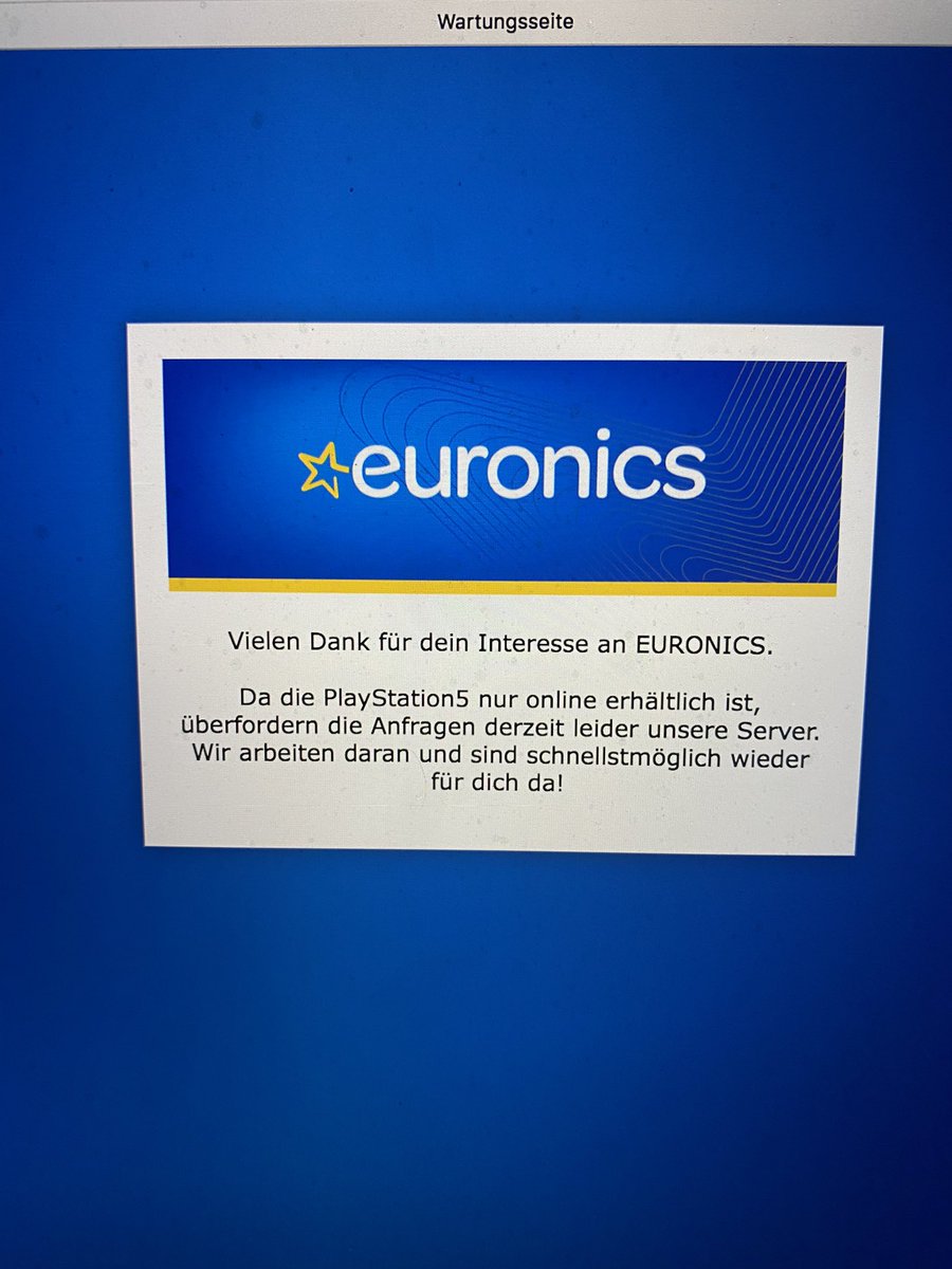 OfficialLilami's tweet photo. @EURONICS @EURONICS es wird die ganze Zeit davon geredet das die ganzen ps5 Konsolen verkauft wurden, jedoch sind ich und tausende von anderen Leuten immernoch auf der warteseite! Das ist schlecht gemacht worden mit dem ganzen ps5 Release https://t.co/ehhsYocLEI