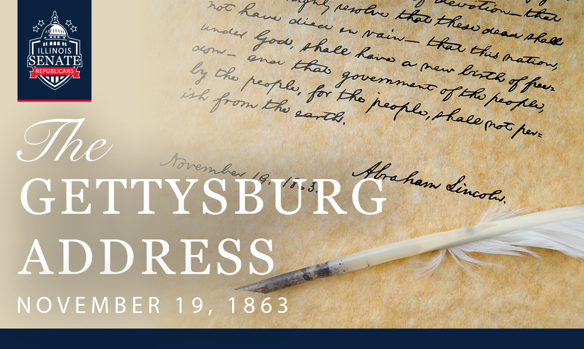 President Abraham Lincoln delivered the Gettysburg Address at the dedication of the Soldiers' National Cemetery in Gettysburg, Pennsylvania, on November 19, 1863, four and a half months after Union armies prevailed over Confederate armies at the Battle of Gettysburg.