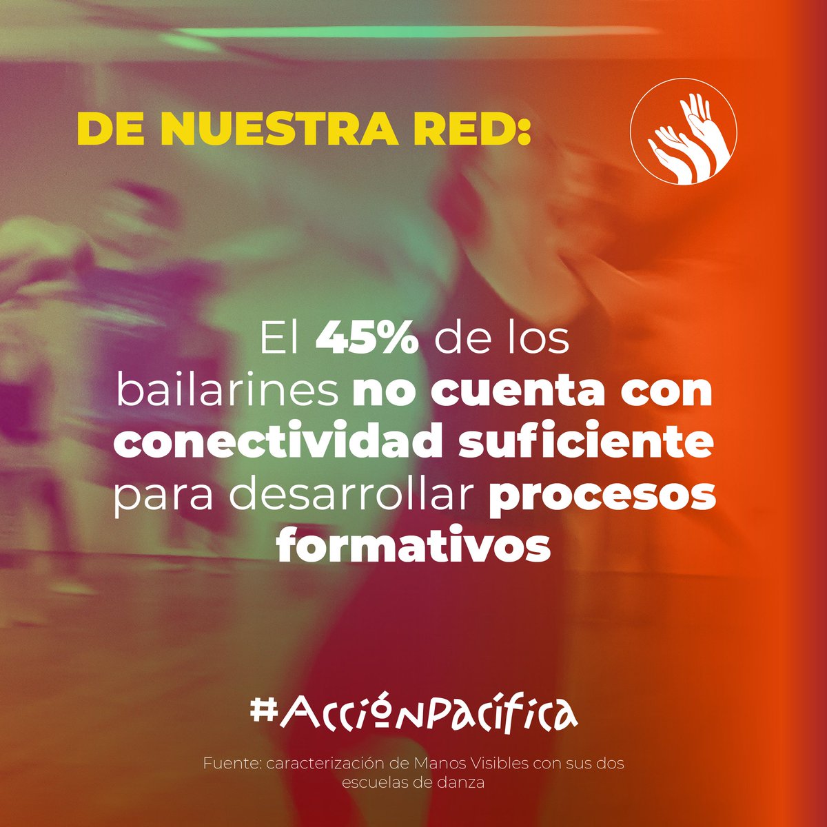 ManosVisibles's tweet photo. ☝🏾Es por esta razón que desde Manos Visibles tendremos mañana un conversatorio con invitados como #PacificDance, #JóvenesCreadoresdelChocó y @pluconpla ¡No te lo pierdas! https://t.co/ukXmWKpKot