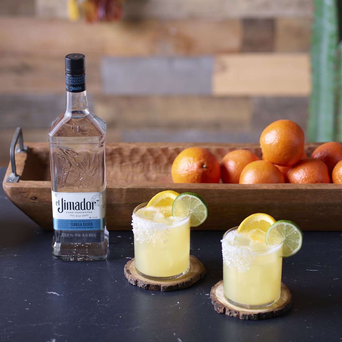 Cheers Responsibly!

2 oz Sparkling Mineral Water
1 oz Lime Juice
.5 oz Orange Juice
.75 oz Simple Syrup
Orange Wheel
Lime Wheel
