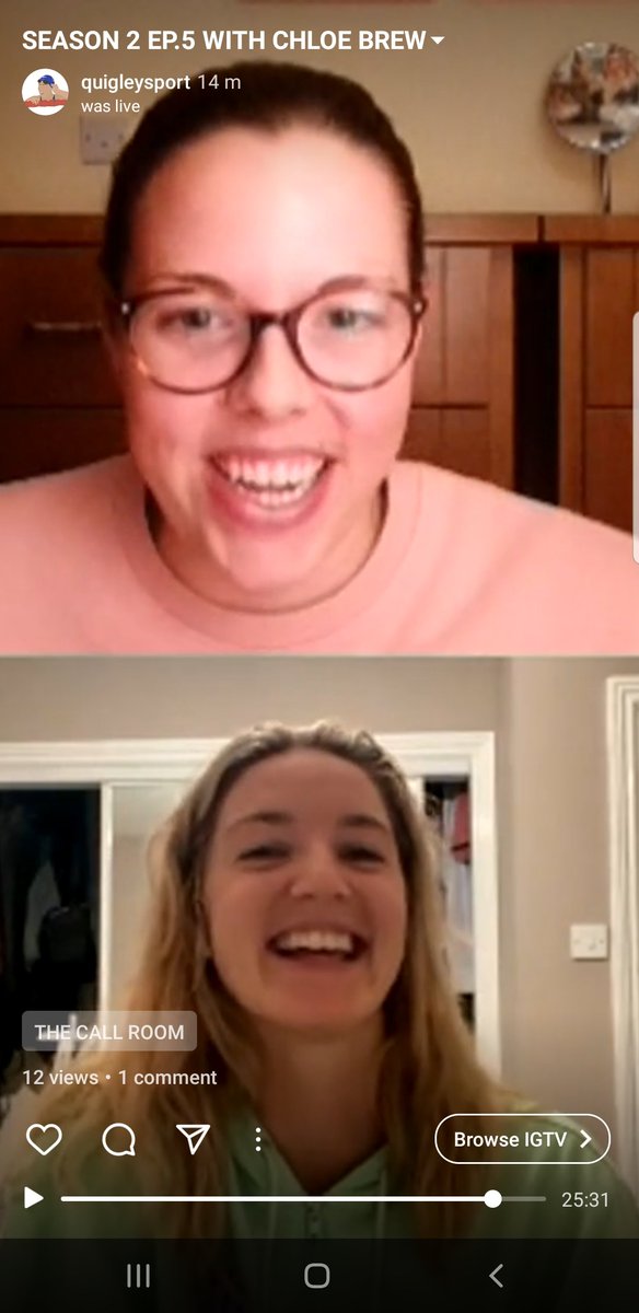 LaurenAQuigley's tweet photo. Make sure you catch up on this latest episode of THE CALL ROOM with Chloe Brew where we dived into the life of a team GBR rower! ๐ฌ๐ง
I'm sure everyone watching this can take away something from this episode, I know I certainely did!
#quigleysport #thecallroom https://t.co/h4TzbKLiUH