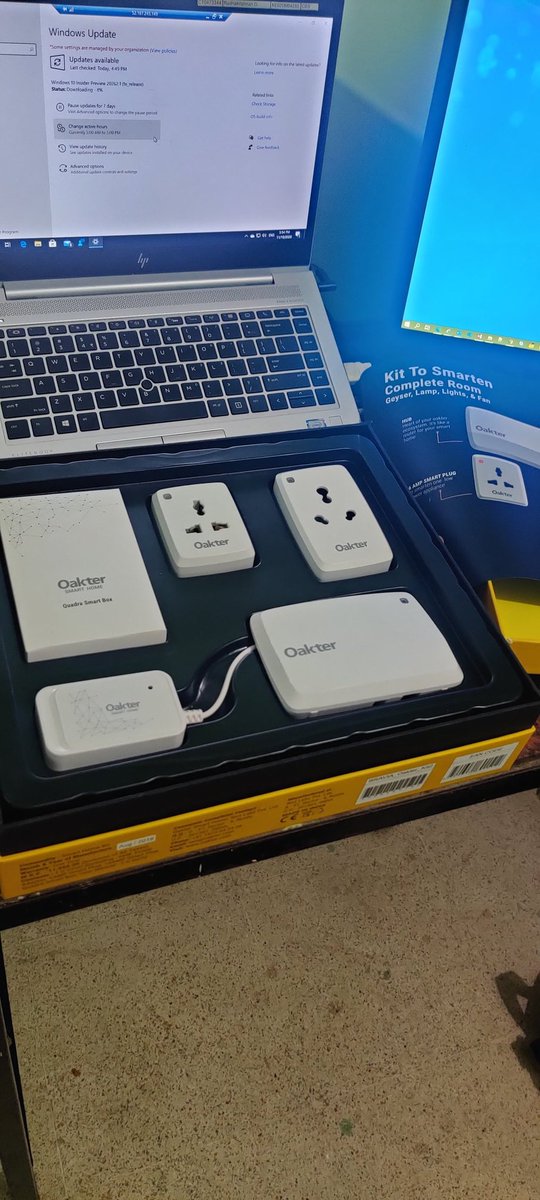 SOFTKRISHNAN's tweet image. Oakter Smart Home the new smart home kit 
Purchased it to bring Smartness in the Home appliances. :)

Taken for testing tonight.   Madness  at its peak. :)

#RKthoughts