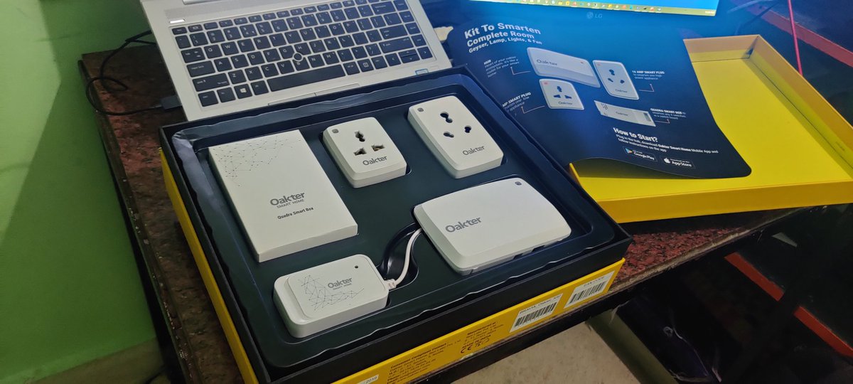 SOFTKRISHNAN's tweet image. Oakter Smart Home the new smart home kit 
Purchased it to bring Smartness in the Home appliances. :)

Taken for testing tonight.   Madness  at its peak. :)

#RKthoughts