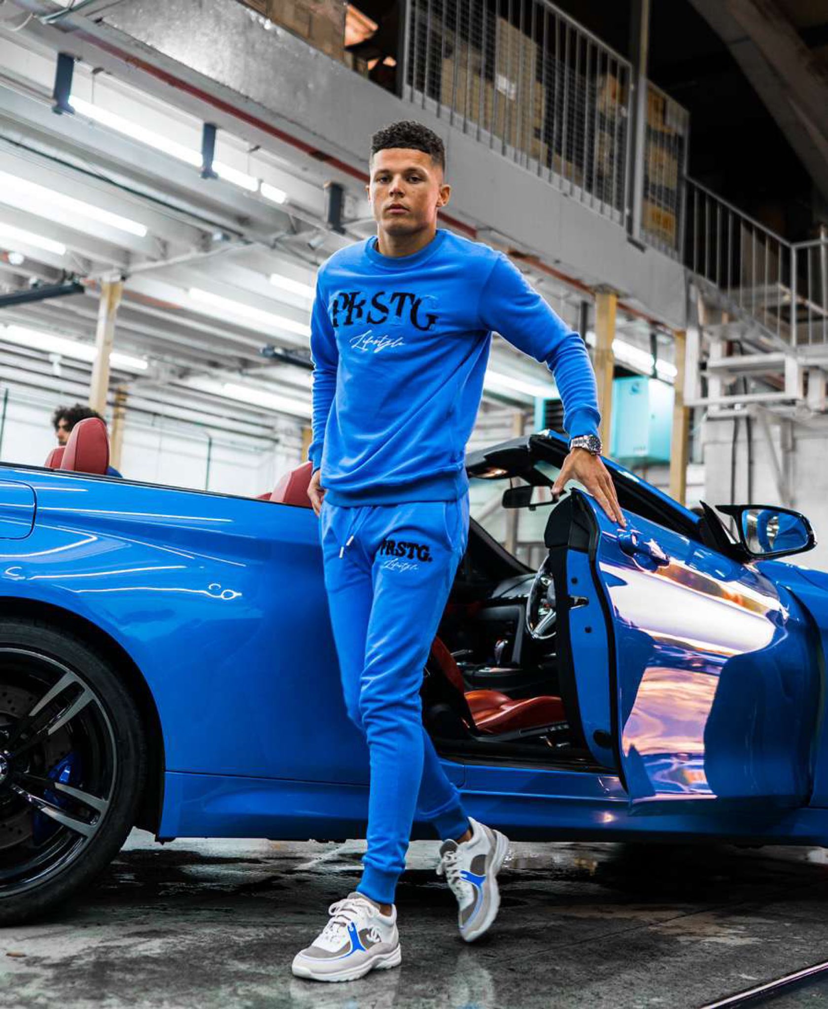 Tapered tracksuit sale