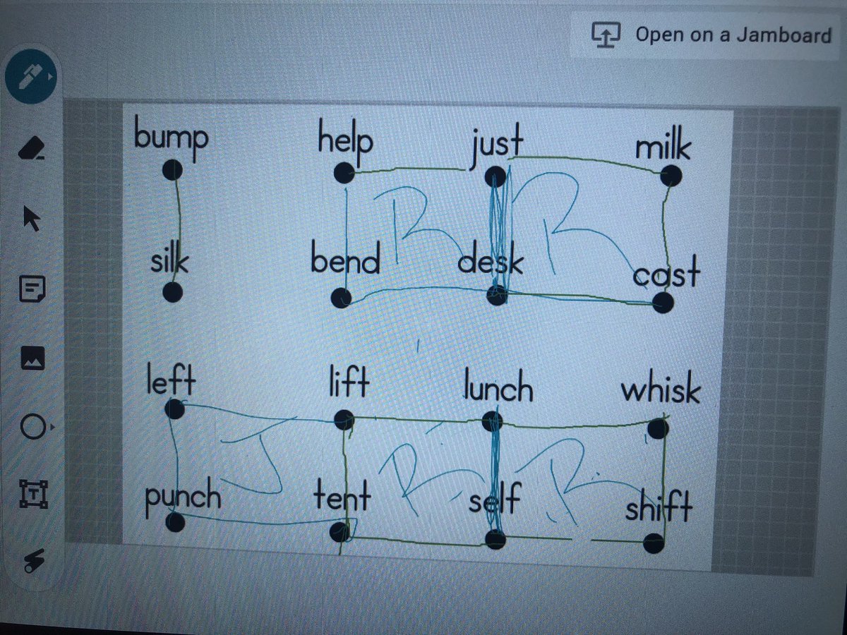 JessA_Bender's tweet photo. Dot game to practice final blends. @TeamDundalkES @franbowman1 https://t.co/hkRJ6yXVDD