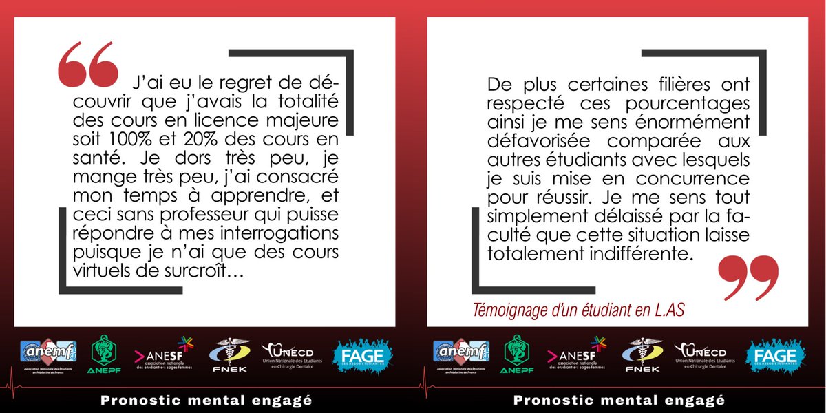 ANEMF's tweet photo. 🔴 MES ÉTUDES, VOTRE SANTÉ🔴

La #LAS : un rêve qui vous ramène vite à la réalité :
⏳ Un stress considérable
❓ Très peu d’informations
🧭 Des étudiants livrés à eux-même.

✊ Disons STOP. Pour nous, pour vous, pour tous!
#PronosticMentalEngagé https://t.co/oIp4VaRXOJ