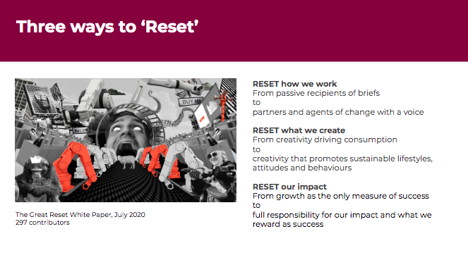 JonathanMWise's tweet photo. Thanks to @HavasMedia for inviting us to share about The Great Reset today and how they can get involved. @lisasheadspace @RobertMcFaul @PurposeDisrupt #createthereset https://t.co/bWdHR9CKg4