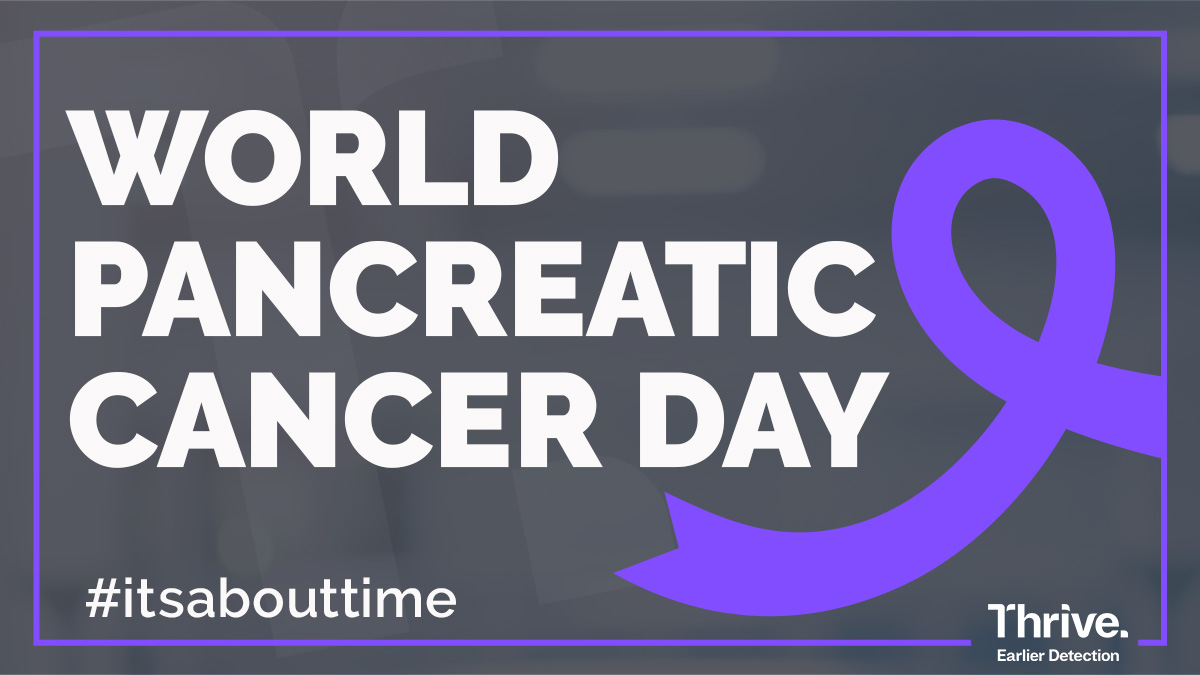 ThriveDetect's tweet image. “Years from now, deaths from pancreatic cancer will be less common and that’s going to be in large part due to earlier detection.” Thank you, Dr. Vogelstein. We are dedicated to making this happen. #itsabouttime 
@lustgartenfdn @hopkinskimmel