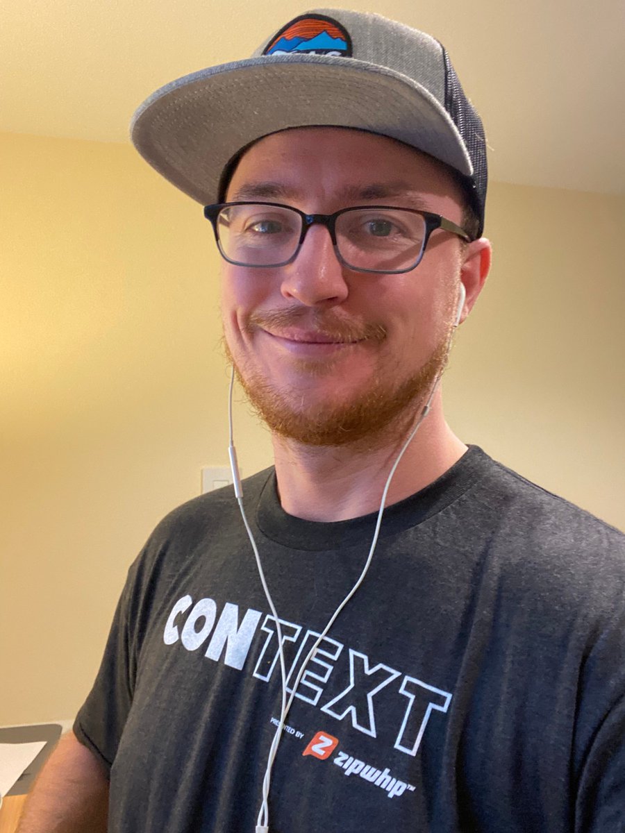 jameslapic's tweet photo. Excited and humbled to have so many of our awesome @zipwhip customers join us at #ConText2020! Wanna hear what's next for business texting? Join me at 12:30pm PT today to hear the latest on RCS and how it will continue to evolve the customer experience revolution! https://t.co/YrtnZEKTWq