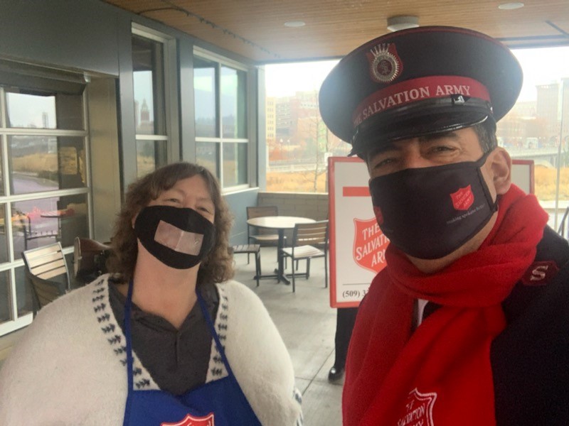 TSASpokane's tweet image. LAST DAY to come out and see our bell ringers!!! #SupportSpokane